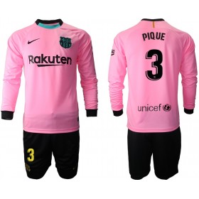 Camisolas de futebol FC Barcelona Pique 3 Criança Equipamento 3ª 2020/21 Manga Comprida